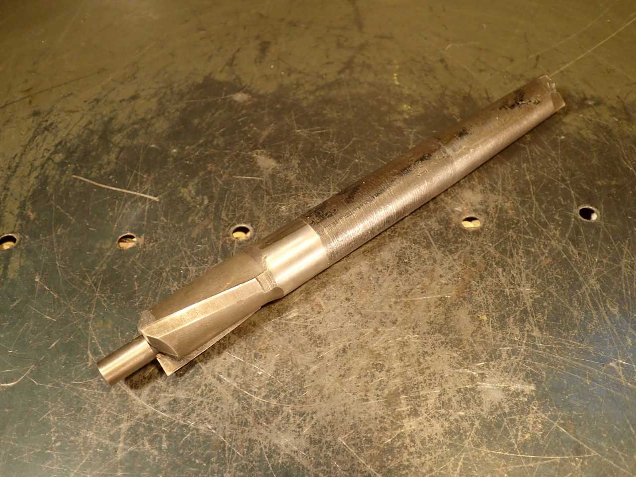 Cleveland Twist Drill 1" Countersink: 25/64 Pilot, Morse Taper #3 Shank MT3 3MT - HOLEMAKING TOOLS