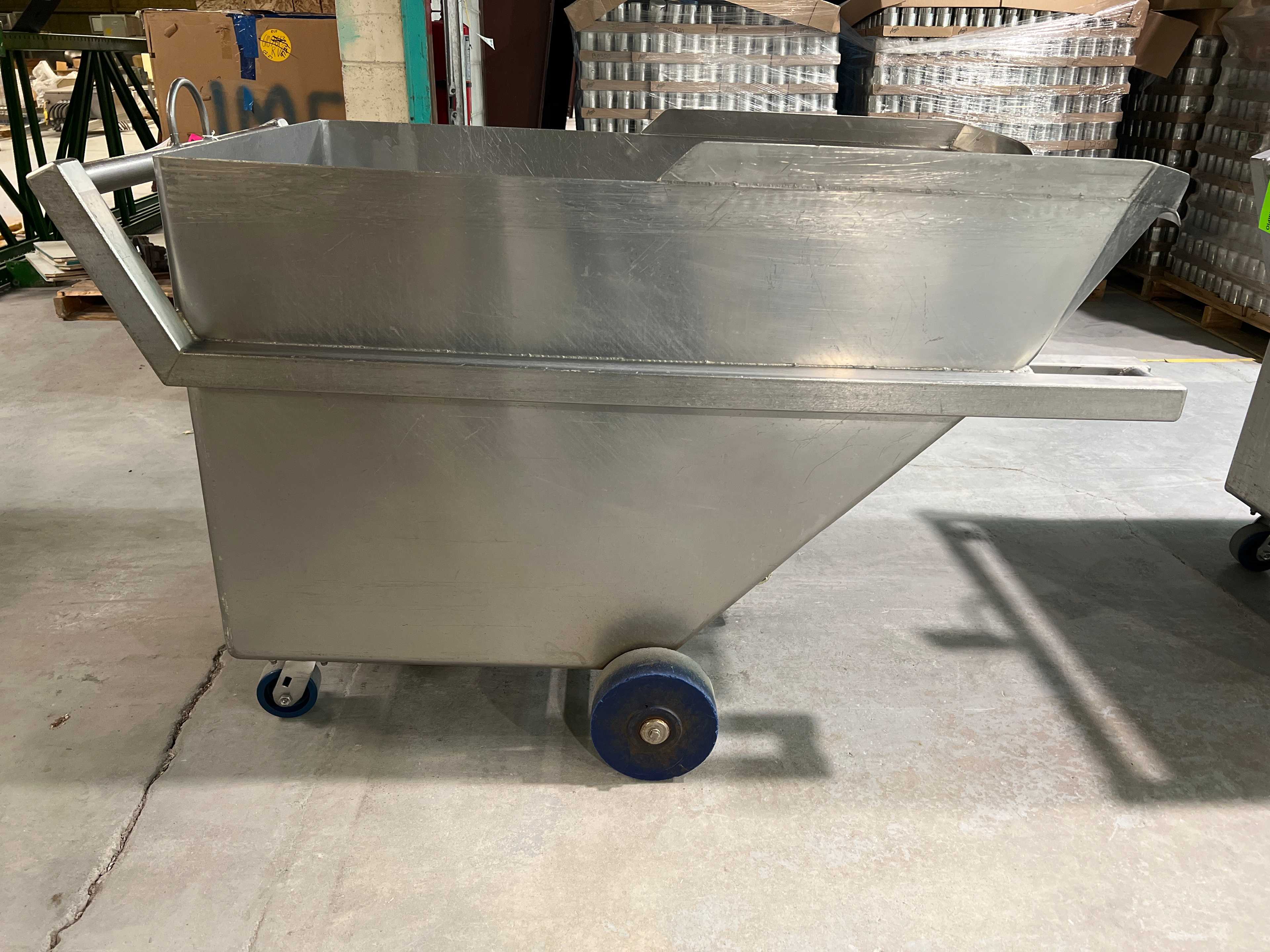 Stainless Steel Dump Cart Hopper