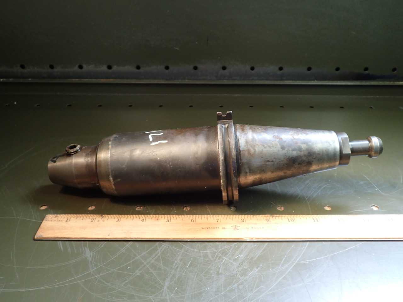 1" End Mill Tool Holder 8" Projection - Reduced Nose CAT-50 V-Flange Taper Shank - MACHINING ACCESSORIES & TOOLING