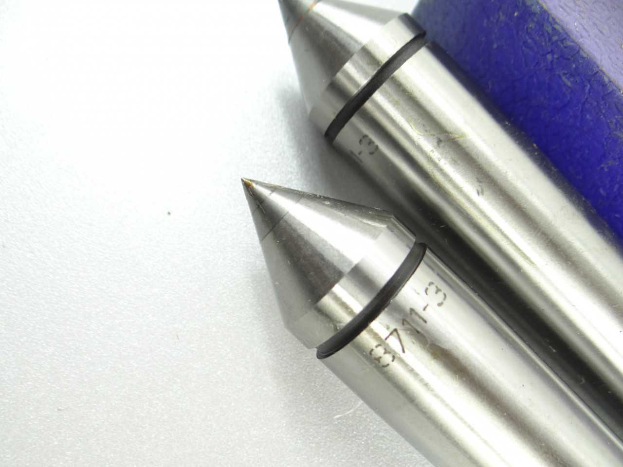 New Pair of Precision 3MT Carbide Tipped Dead Centers - MACHINING ACCESSORIES & TOOLING