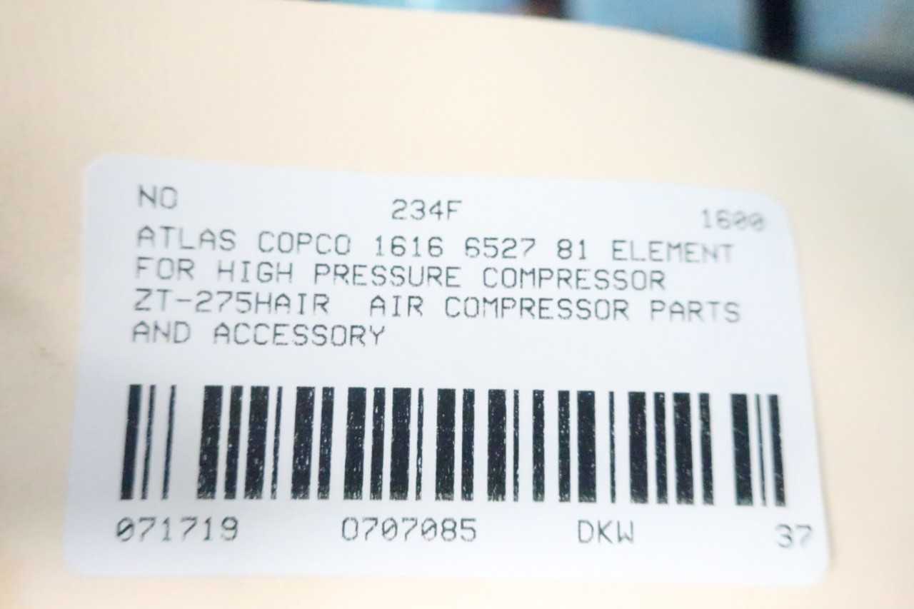 ATLAS COPCO ELEMENT AIR COMPRESSOR - AIR COMPRESSORS