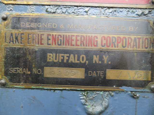 Lake Erie Hydraulic Press - MACHINING ACCESSORIES & TOOLING
