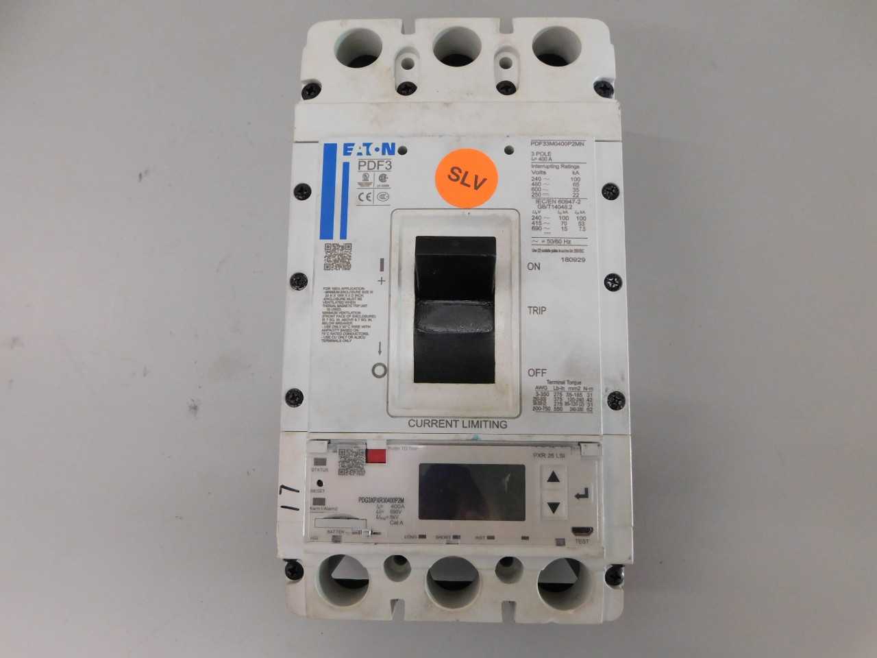 [SALVAGE - FOR PARTS ONLY] Eaton PDF33M0400PP2MN MCCB PDF3 3P 400A - CIRCUIT BREAKERS