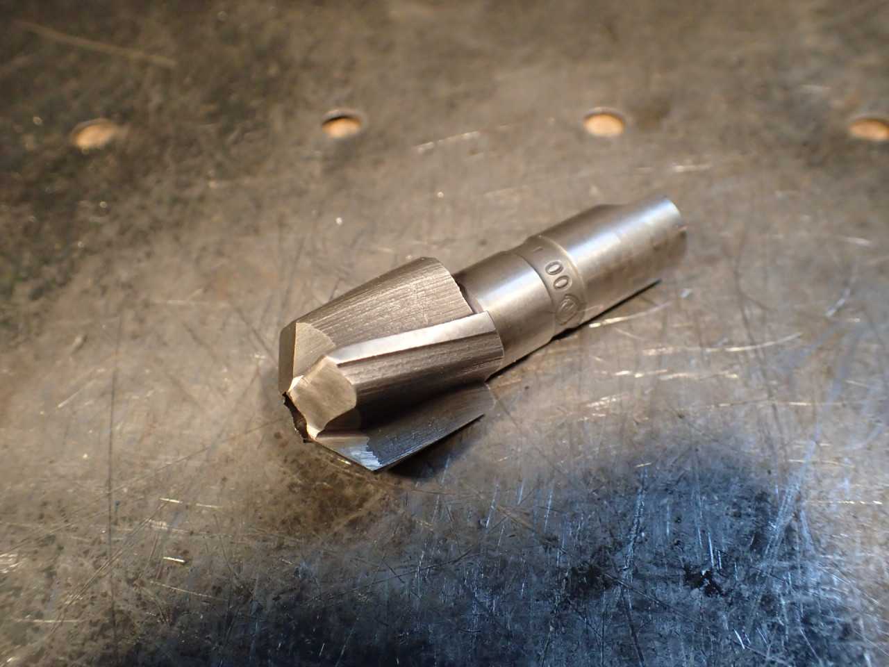Metcut 7/8" .875" x 120 Degree HSS Countersink: 7/8" Straight #1 Pin Drive Shank - HOLEMAKING TOOLS