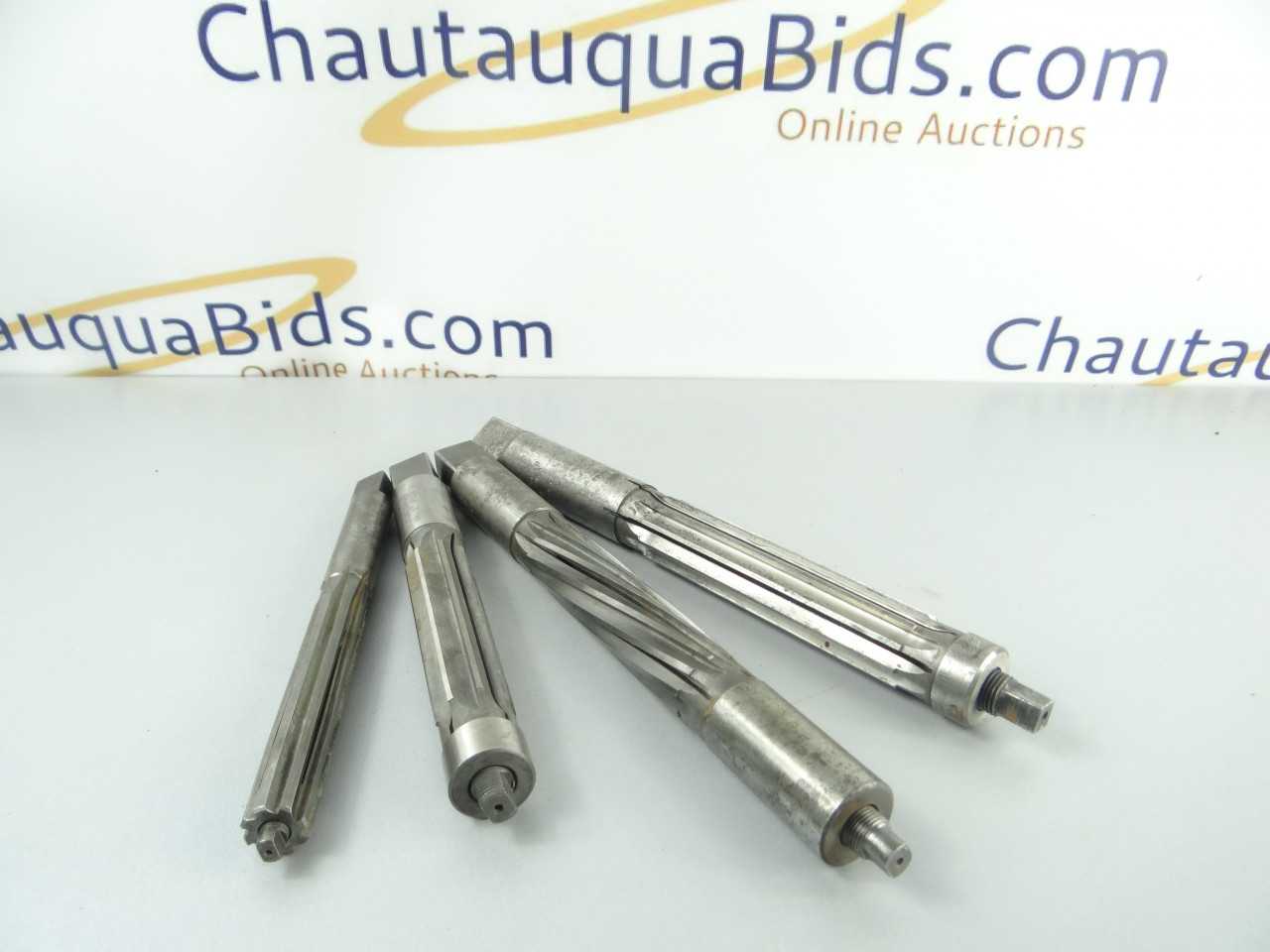 Lot of 4 Assorted Hand Expansion Reamers - MACHINING ACCESSORIES & TOOLING