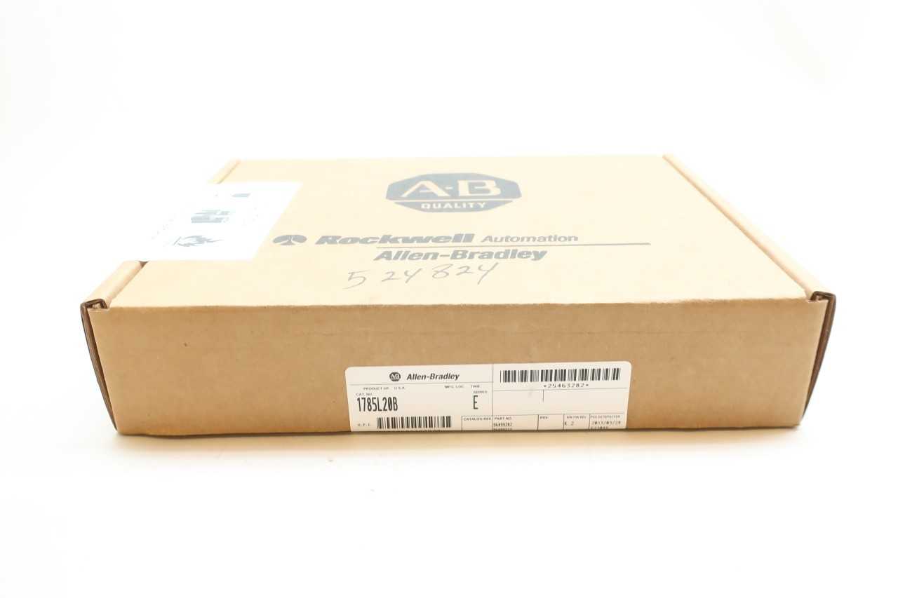 ALLEN BRADLEY 1785-L20B PROCESSOR MODULE SER E - AUTOMATION & CONTROLS