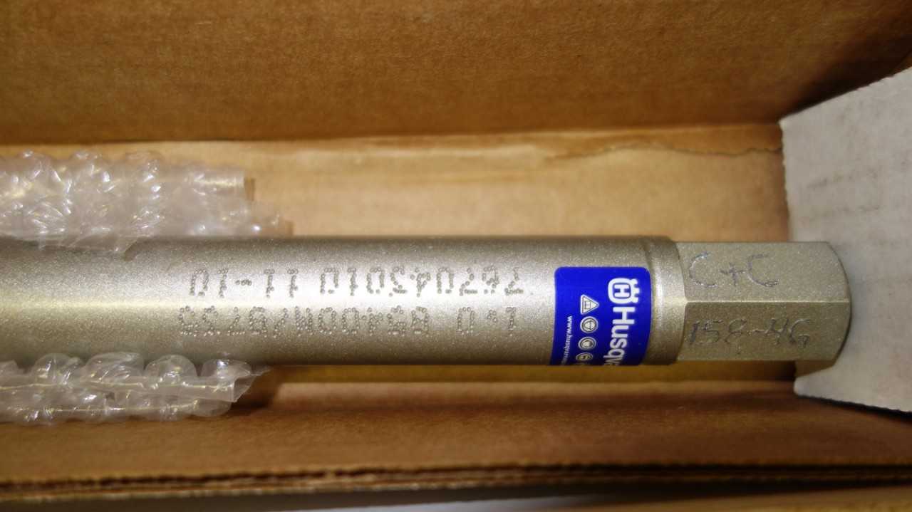 LOT OF 3 ASSORTED HUSQVARNA DIAMOND CORE BIT - ELECTRIC POWER TOOLS