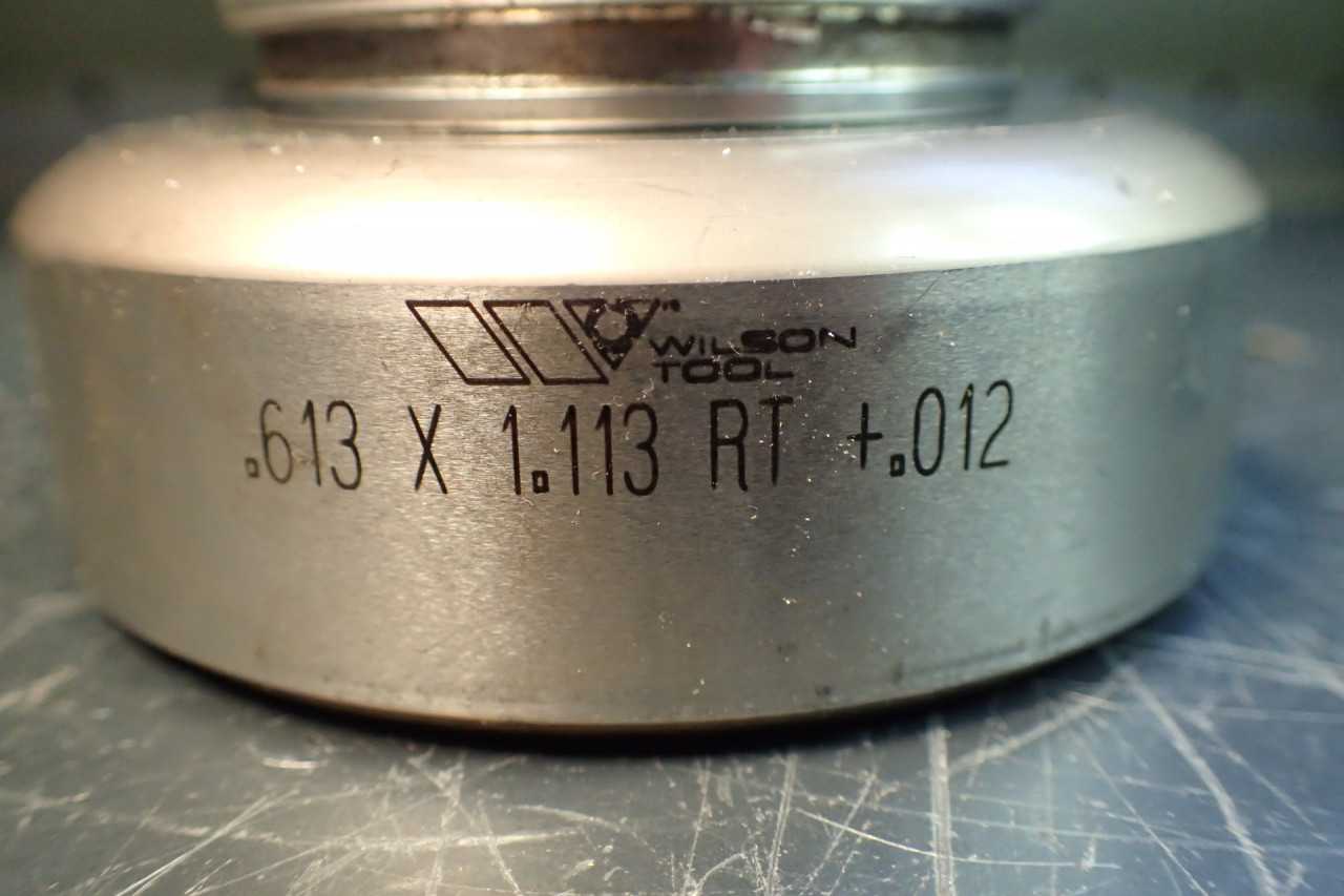 Wilson Tool .613" x 1.113" Rectangular Turret Punch Die Stripper Set 3-1/2" Base - MACHINING ACCESSORIES & TOOLING
