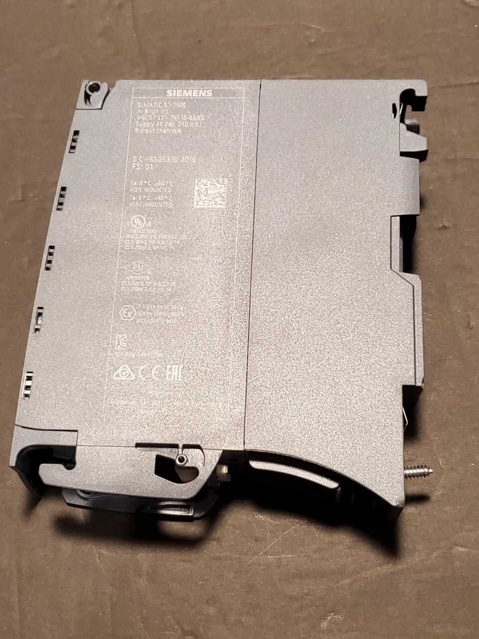 Siemens Simatic S7-1500 Analog input module 6ES7 531-7NF10-0AB0 - AUTOMATION & CONTROLS