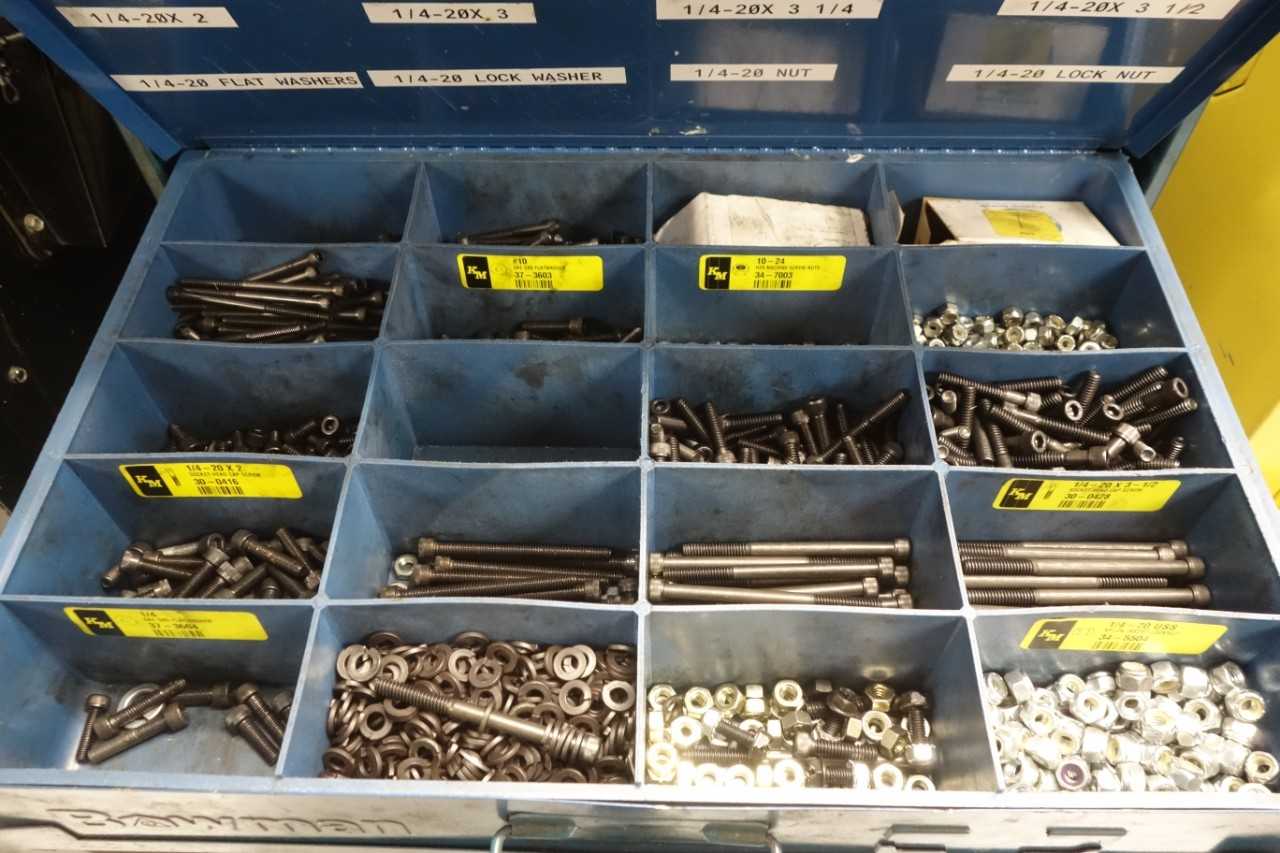 Bowman cabinet with fasteners - TOOL STORAGE