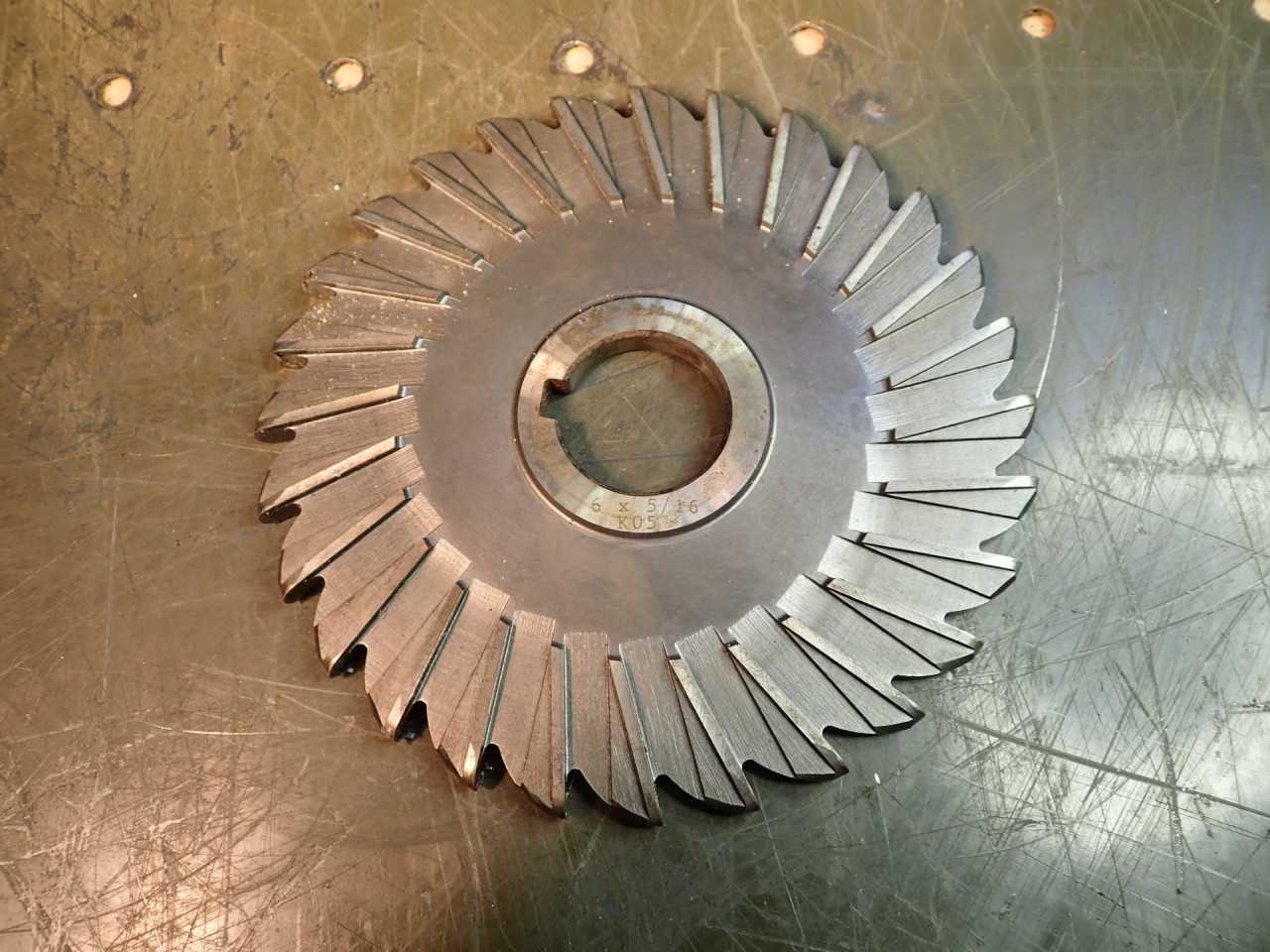 Moon 5/16" Circle x 6" OD x 1.25" Arbor Hole Convex Mill Milling Cutter USA Made - MILLING TOOLS