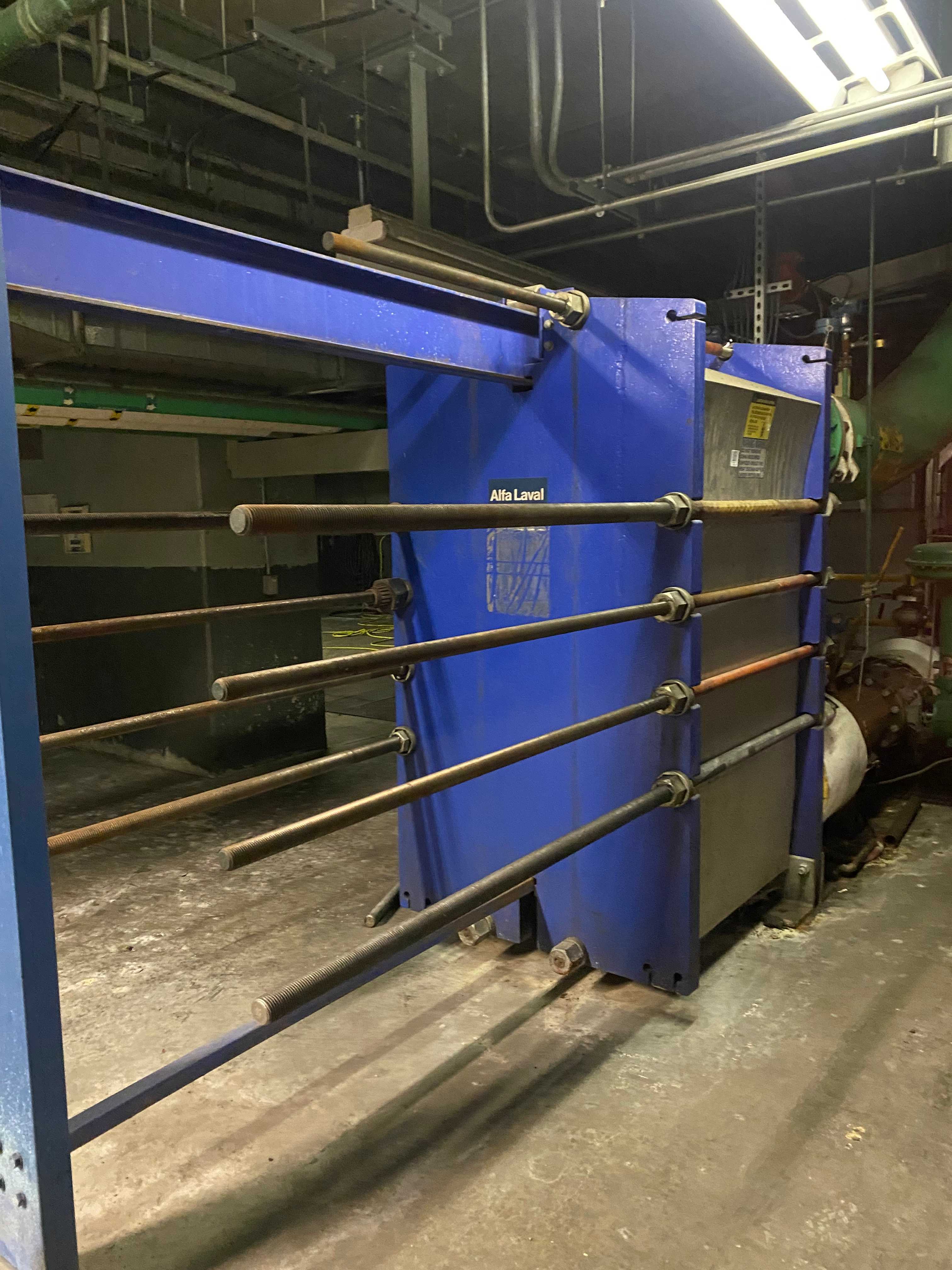 2001 ALFA LAVAL HEAT EXCHANGER - ELECTRICAL PANEL HEAT EXCHANGER
