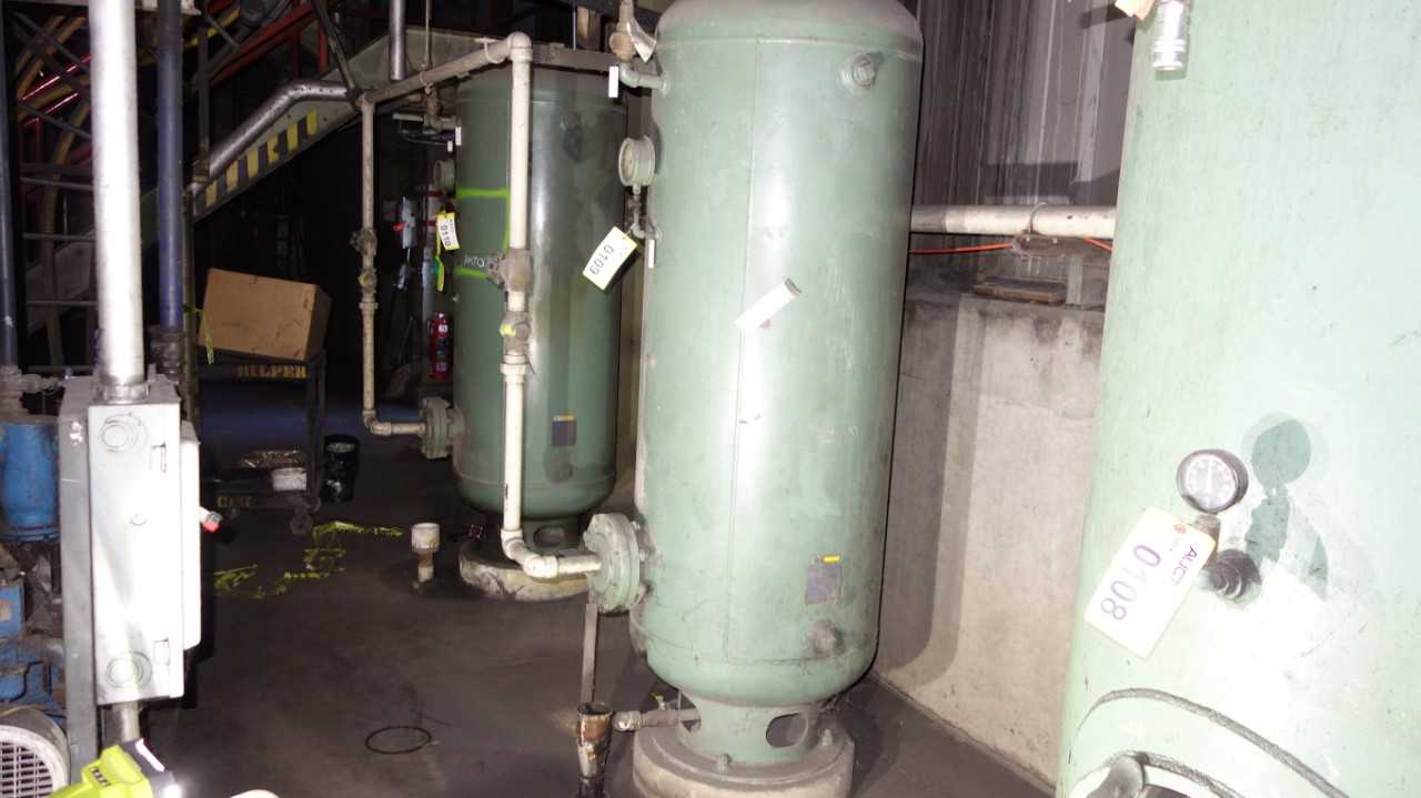 NILES STEEL 135PSI STEEL TANK - PROCESS EQUIPMENT