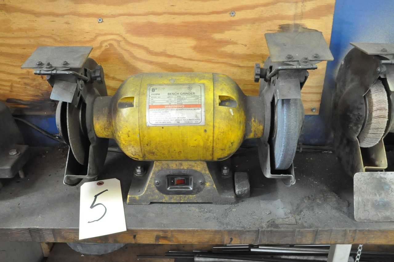 No Name 8" x 3/4-HP Double End Bench Top Grinder - MISCELLANEOUS