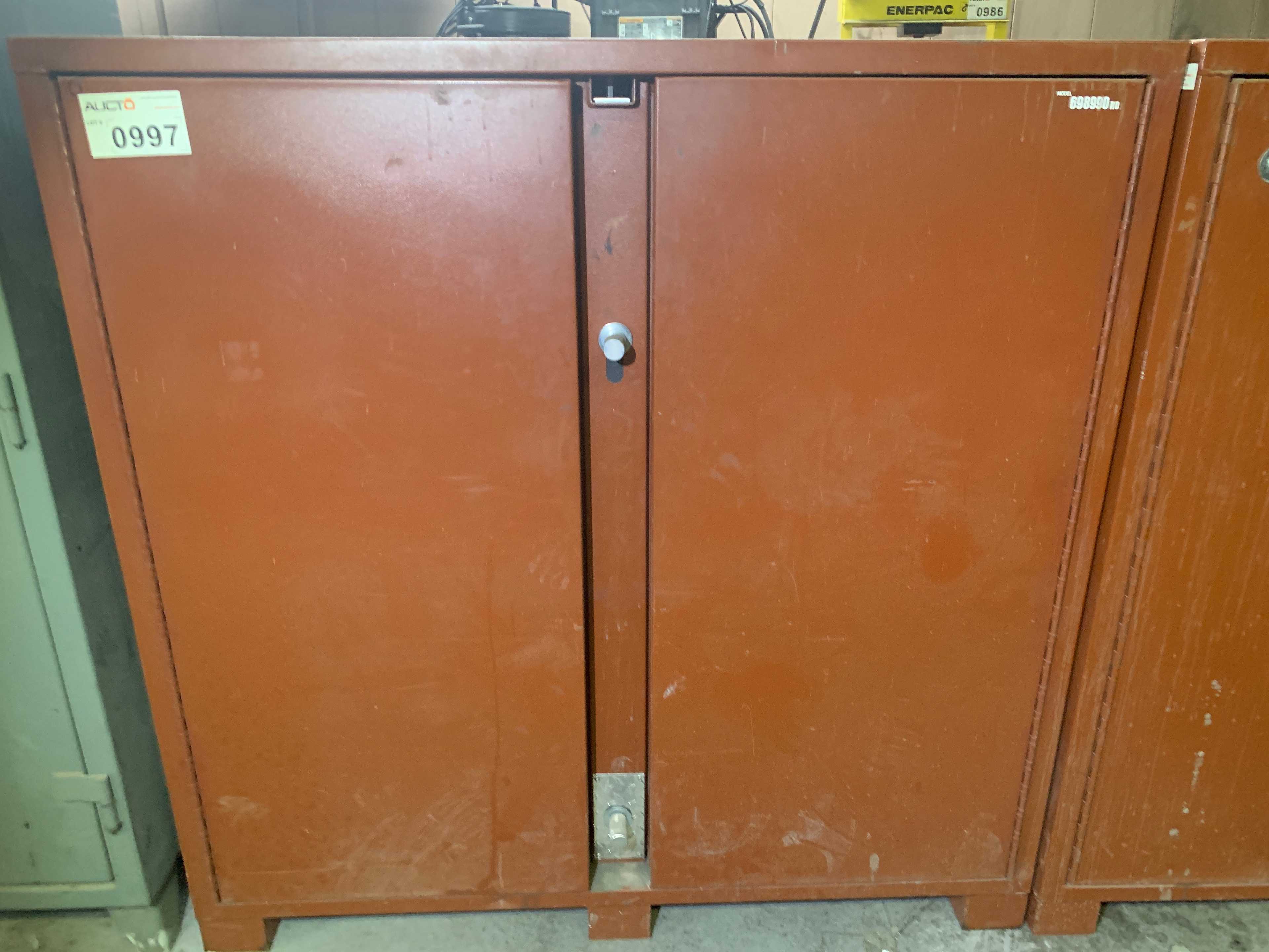 CABINET WITH CONTENTS - ELECTRIC POWER TOOLS