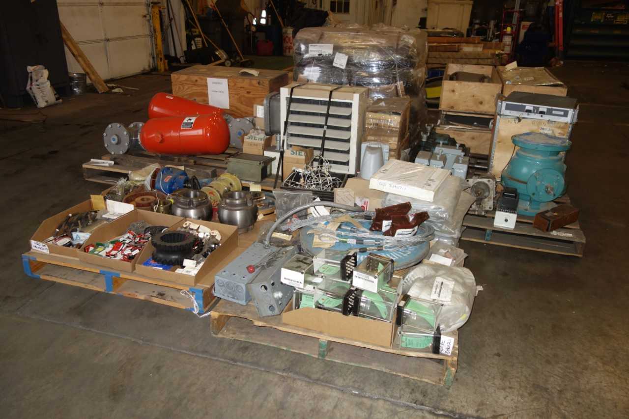 8 PALLETS OF INDUSTRIAL SURPLUS - ELECTRICAL COMPONENTS