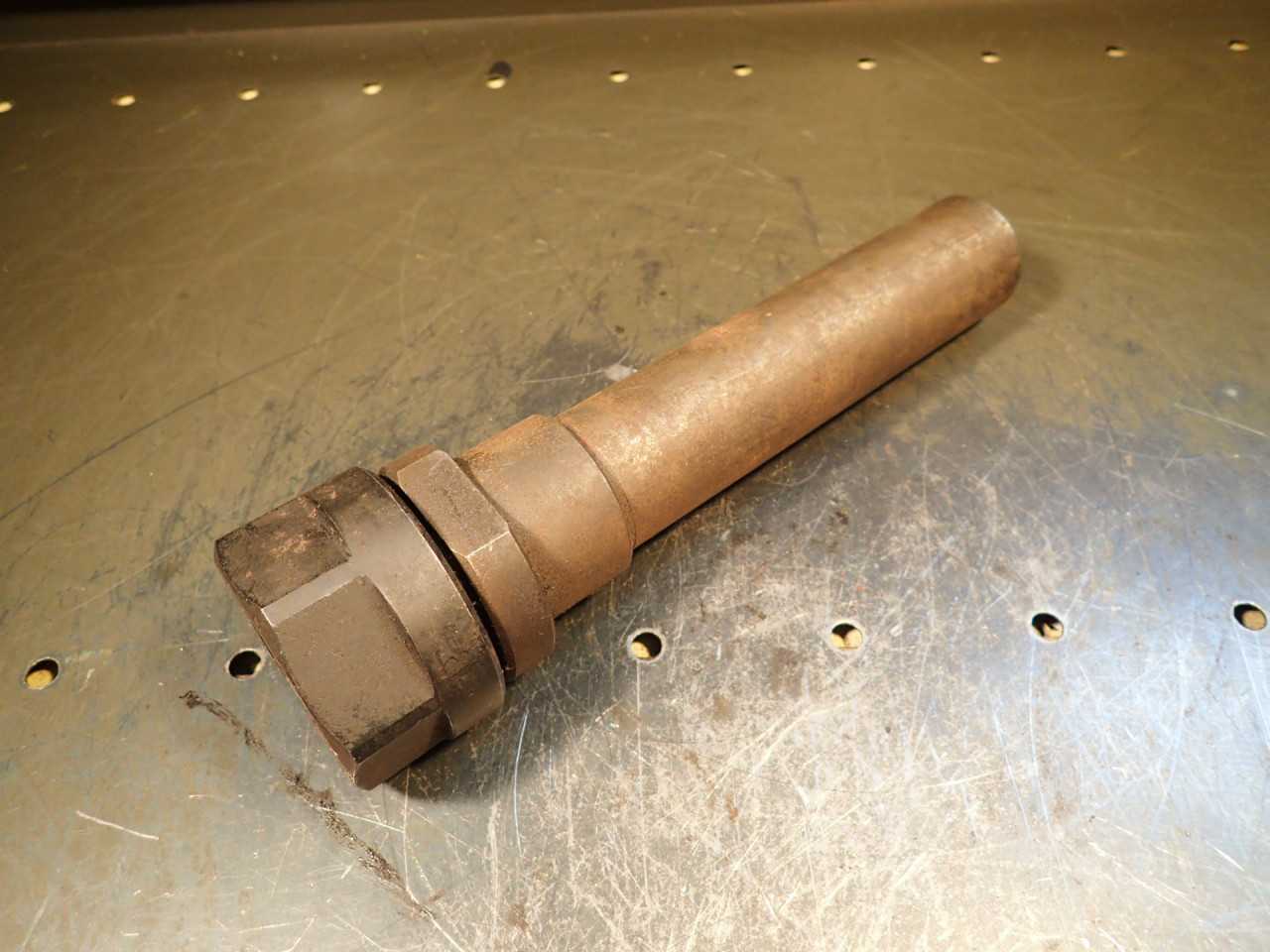TG-100 Collet Chuck: 9" Long, 1-1/2" Straight Shank, Used in Good Condition - MACHINING ACCESSORIES & TOOLING