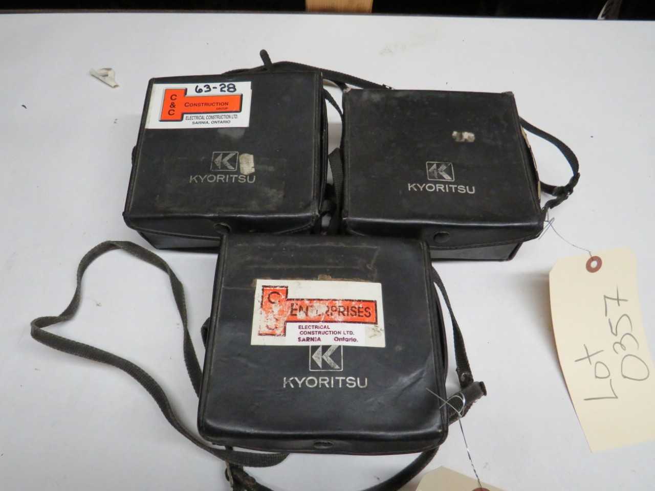 LOT OF 3 KYORITSU 8906 8810 INSULATION TESTER - INSTRUMENTATION