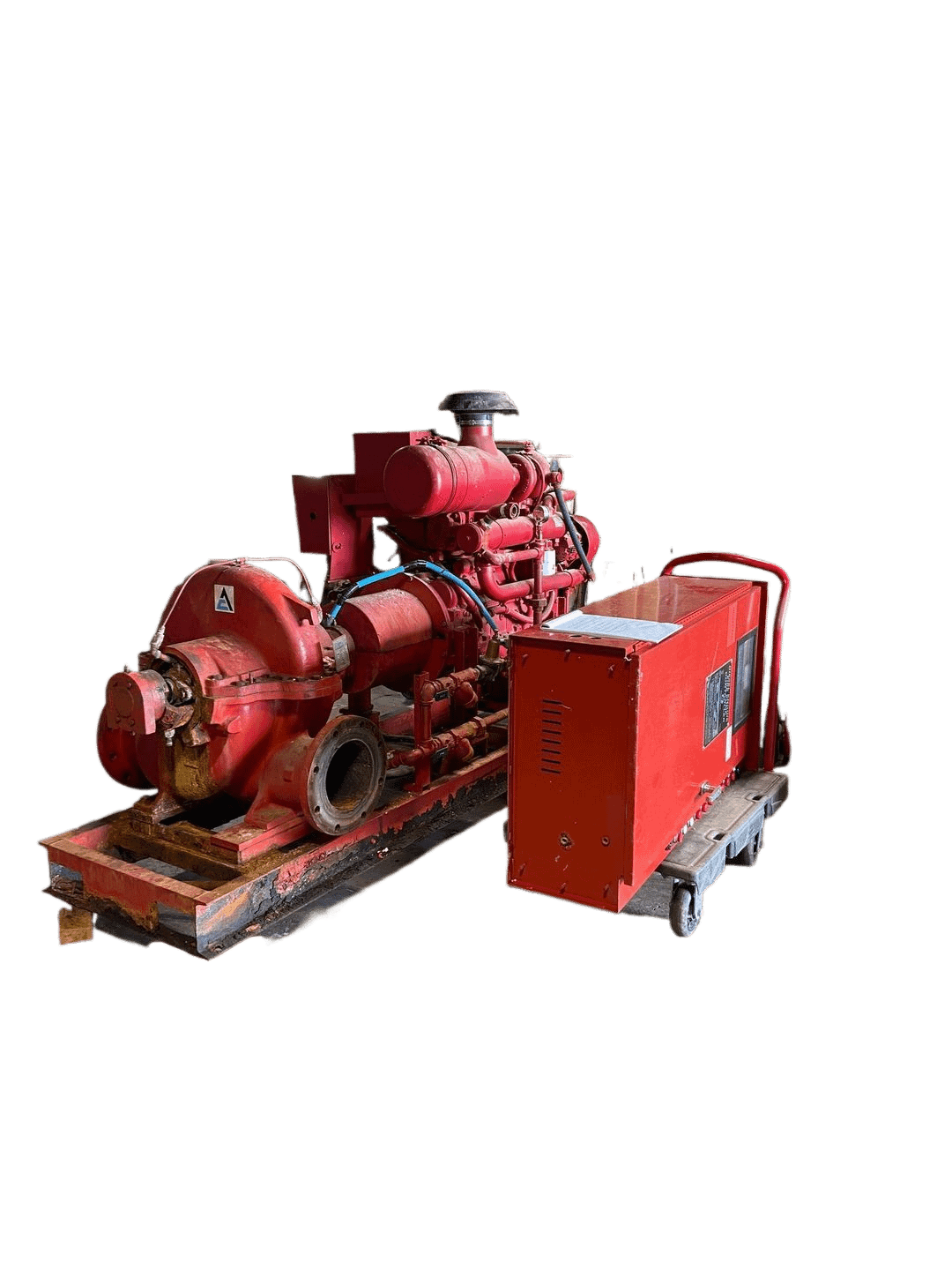 1995 CUMMINS 359 CID 5.9L SERIES 403 DIESEL ENGINE FIRE PUMP SYSTEM - INDUSTRIAL PARTS