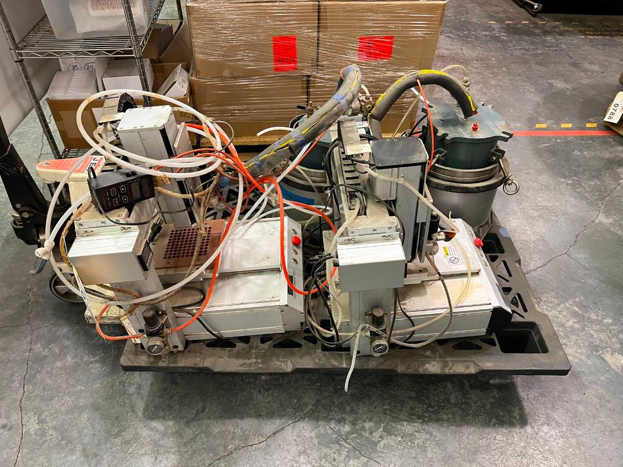 2X AUTOMATIC DISPENSING ROBOTS - INDUSTRIAL ROBOTS