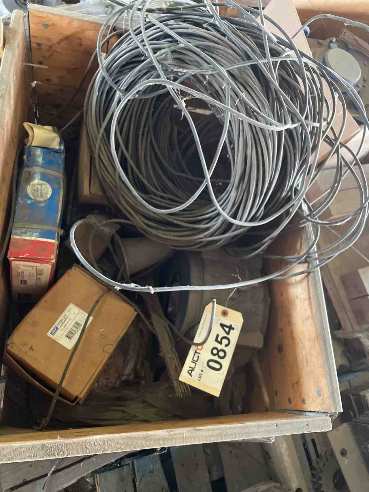 ASSORTED PALLET OF BEARINGS, WIRES & ADAPTER ASSEMBLY - INDUSTRIAL PARTS
