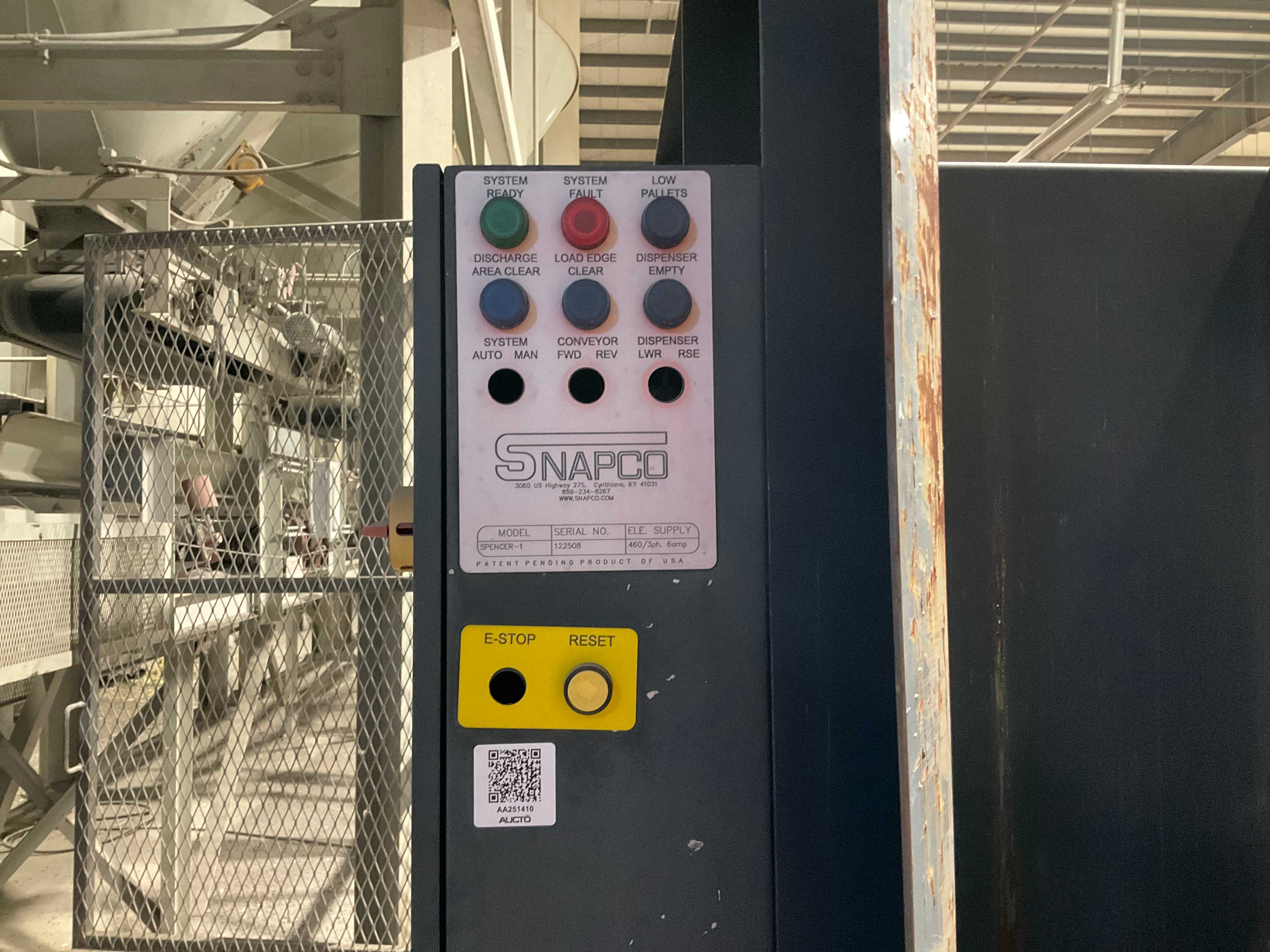 SNAPCO SPENCER-1 PALLET DISPENSER - PLANT & FACILITY