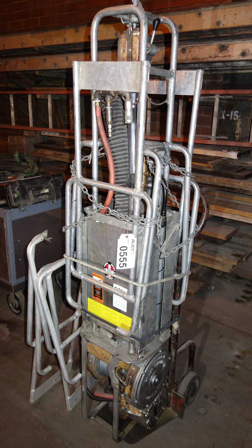 SPIDER STAGING ST-26 SUSPENDED SCAFFOLDING PLATFORM 750LBS W/ DU-1018 WINCH - SCALES