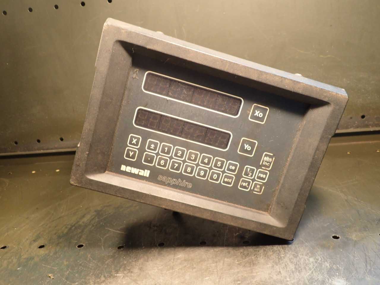 Newall Sapphire 2-Axis Lathe DRO Digital Read Out: .0005" .01mm, SA211000 - CNC MACHINING CENTER PARTS