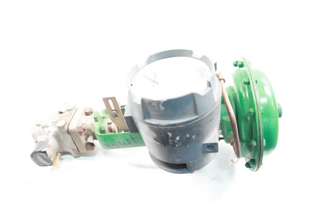 FISHER ES PNEUMATIC 667 600 STAINLESS SOCKET WELD 3590 1IN CONTROL VALVE - CONTROL VALVE