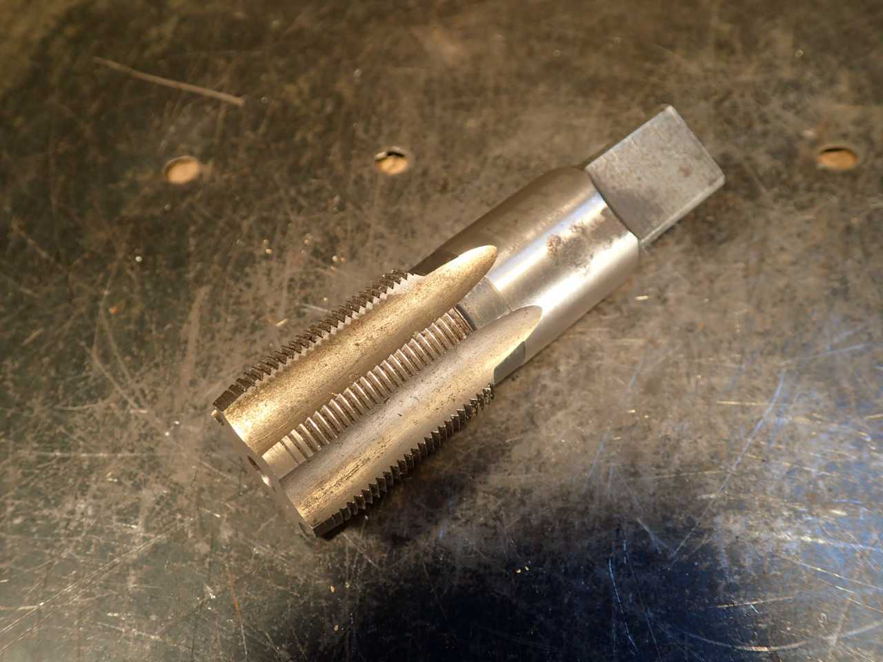 Tapco 1.173-18 #6 Locknut Hand Thread Tap: 6-Flute, HS, GH-4, USA Made - HOLEMAKING TOOLS