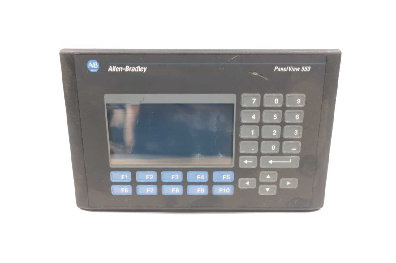 ALLEN BRADLEY 2711-B5A2 550 OPERATOR INTERFACE PANEL - AUTOMATION & CONTROLS