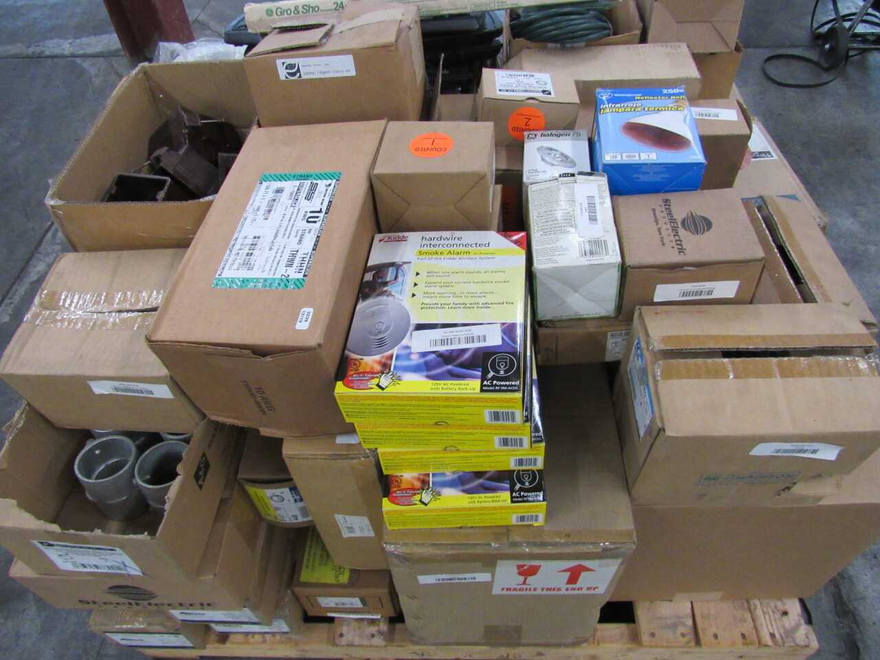 Pallet of Misc Electrical Supplies - ELECTRICAL COMPONENTS