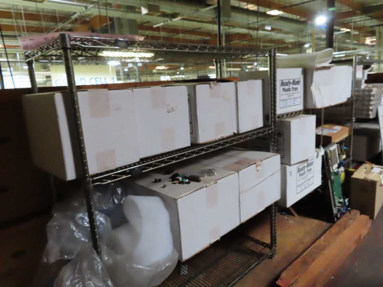 Metro Carts and Contents in pictures except computer boards - INDUSTRIAL PARTS