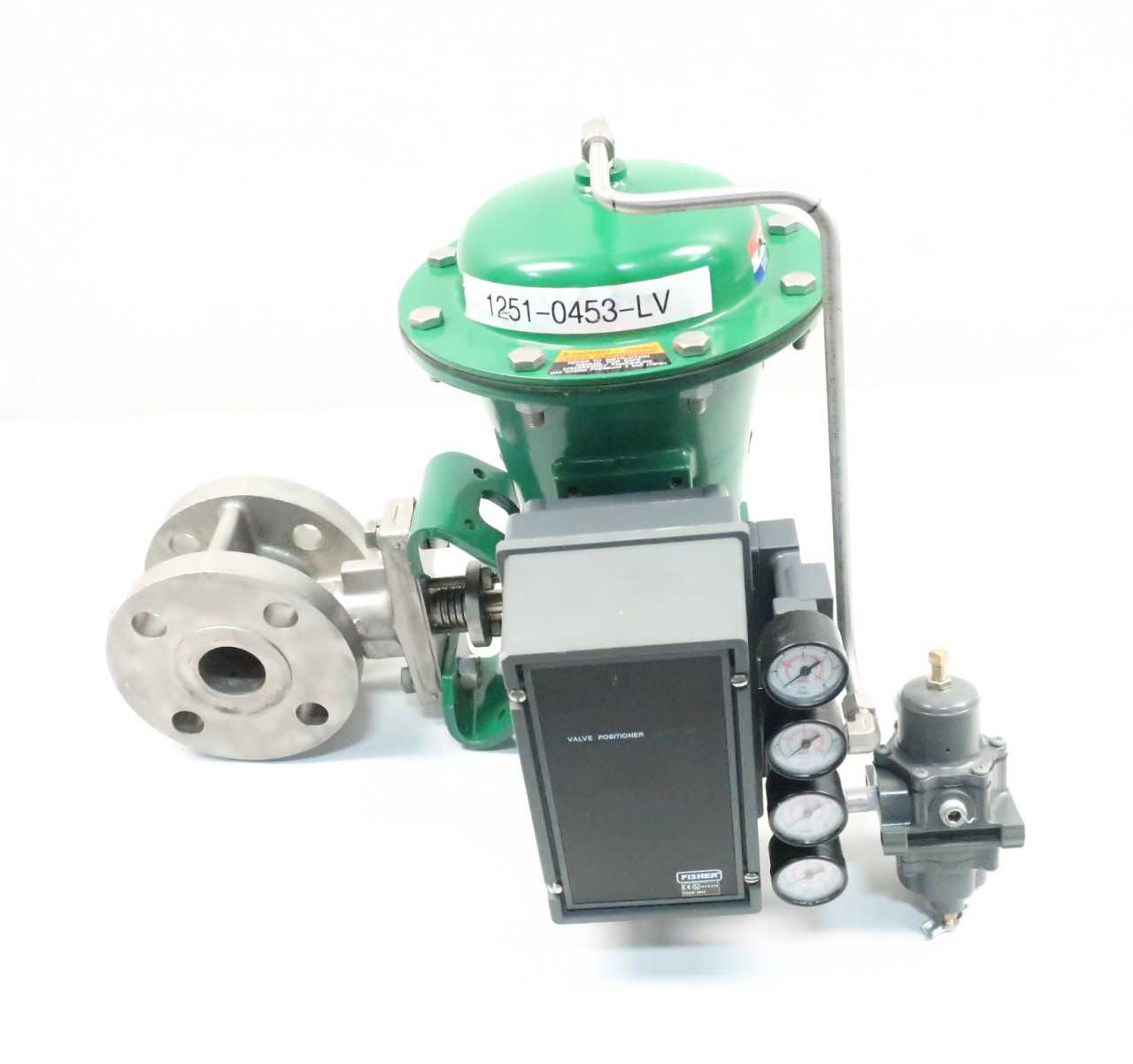 FISHER V300 VEE-BALL STAINLESS CONTROL VALVE 1-1/2IN - CONTROL VALVE
