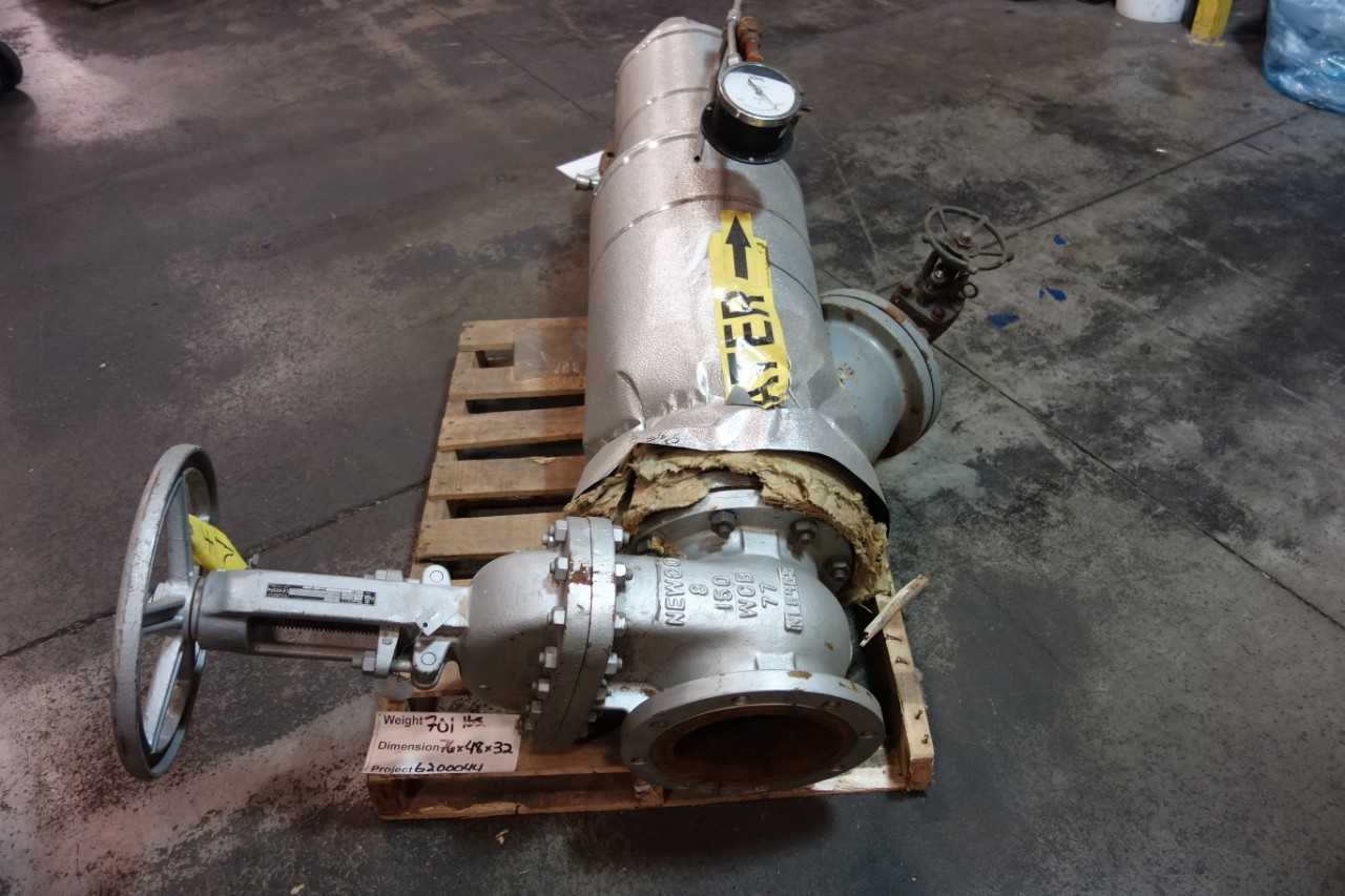 NEWCO 8IN WEDGE GATE VALVE FLANGED - VALVES