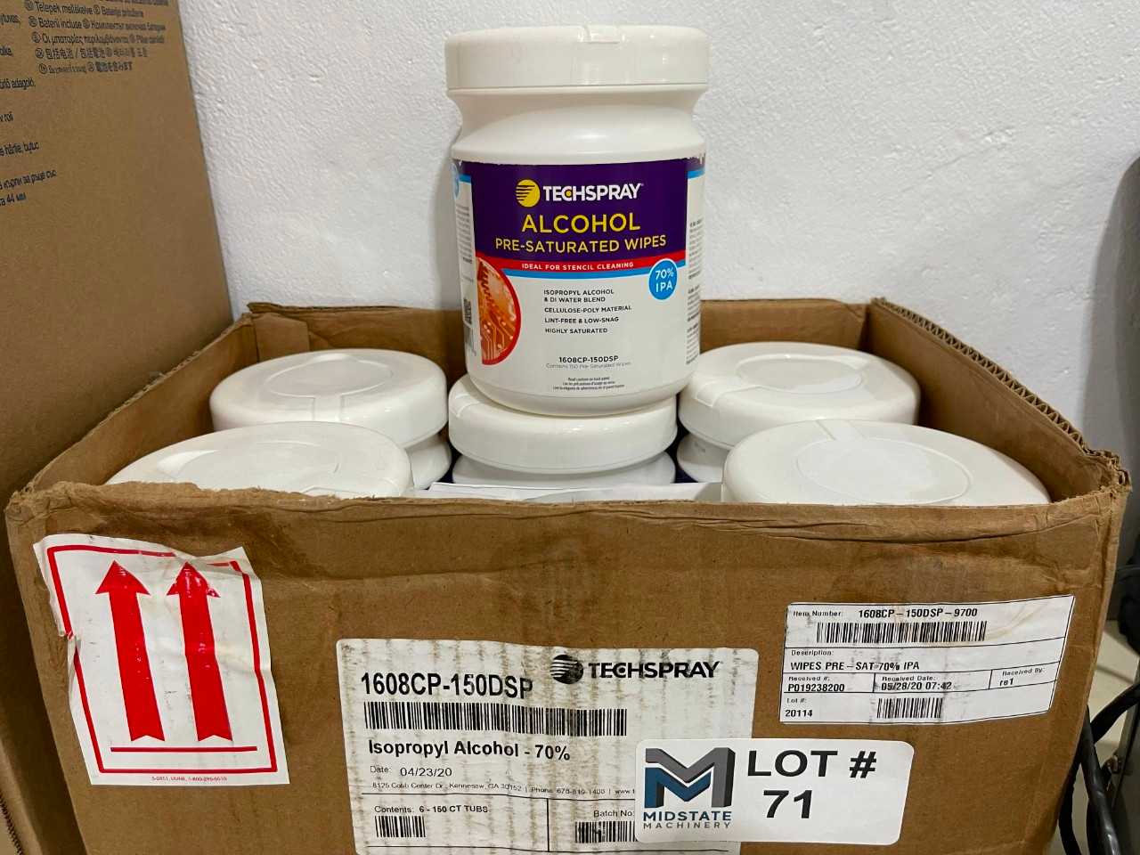 Alcohol Wipes - INDUSTRIAL PARTS