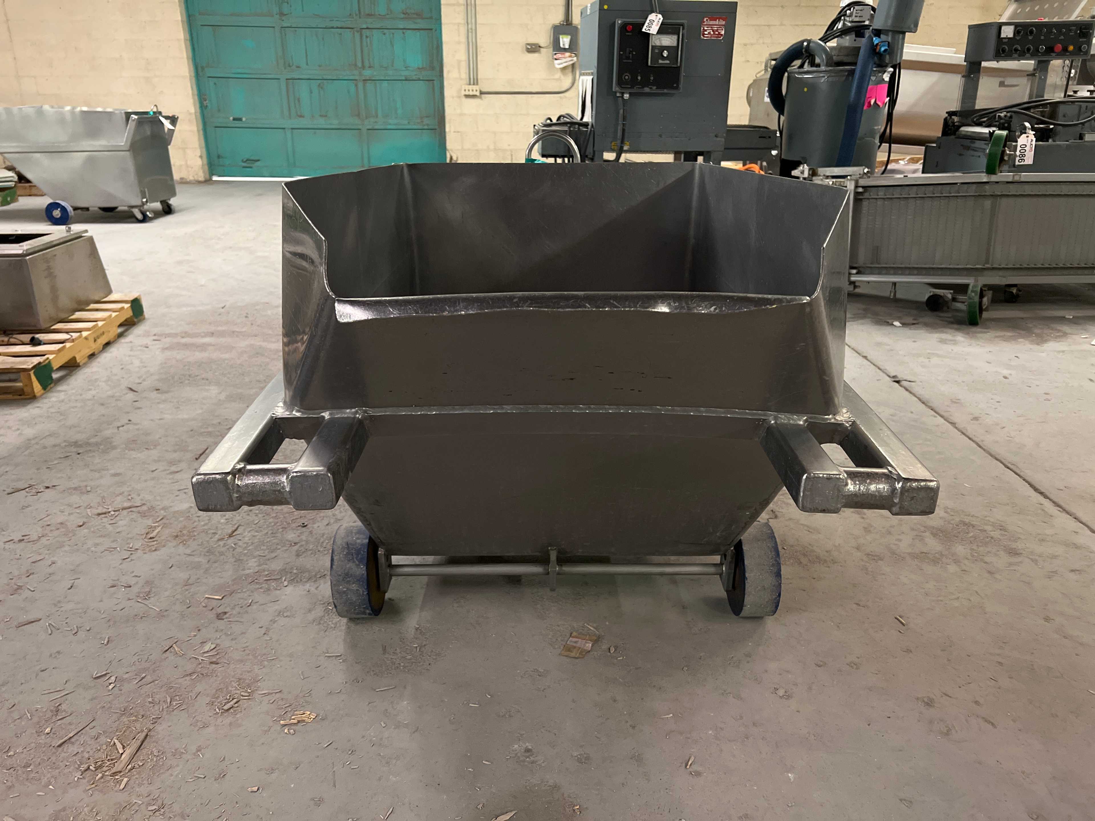 Stainless Steel Dump Cart Hopper