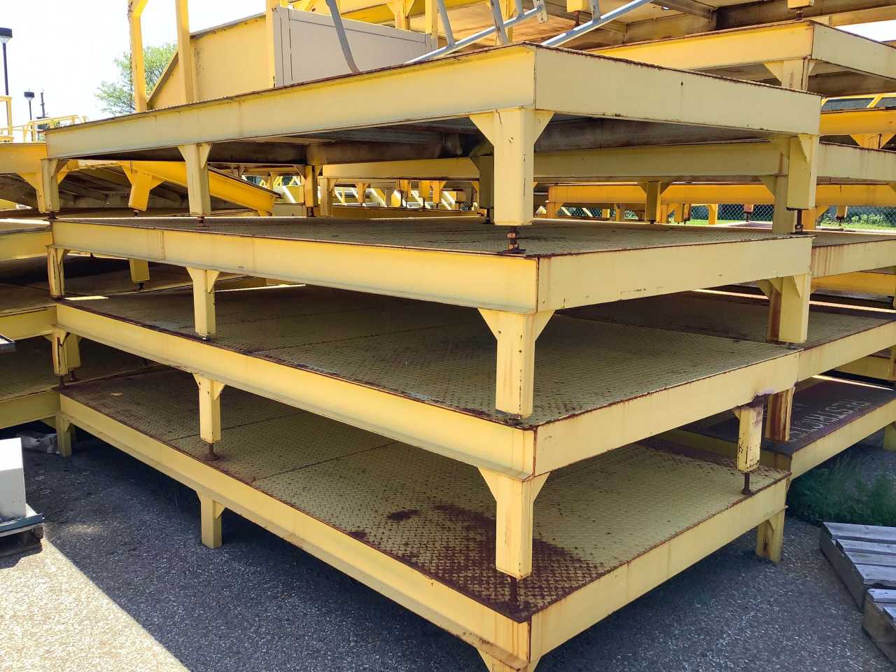 Steel Platform (Dimensions: 144"x71"x18.5") Platform - SCALES