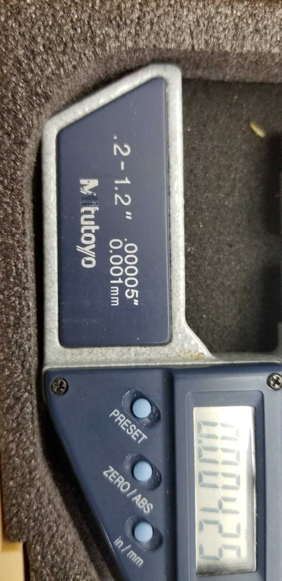 Mitutoyo Micrometer - METAL INSPECTION EQUIPMENT