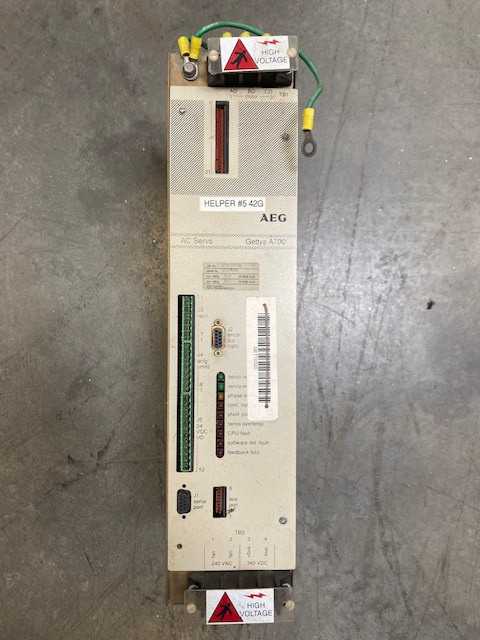 Lot of 20 AEG Gettys A710-0Y0-AE AC Servo Drives - Used - Bench Tested - SERVO