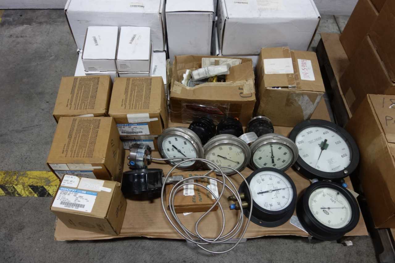 2 PALLETS OF ASSORTED GAUGES - INSTRUMENTATION
