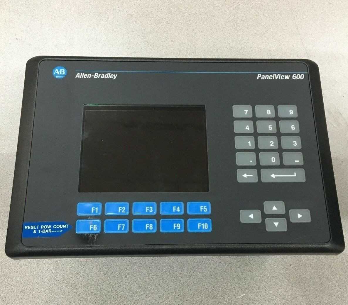 USED ALLEN-BRADLEY PANELVIEW 600 OPERATOR INTERFACE 2711-K6C5 SERIES B - HMIS & DISPLAYS