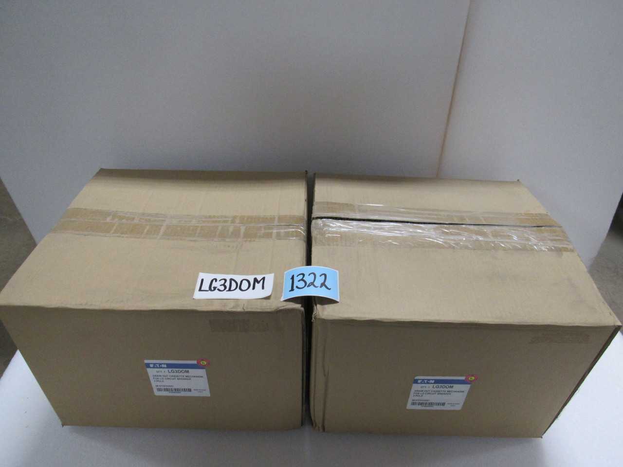 LOT OF 2 EATON DRAWOUT CASSETTE MECH FOR LG CIRCUIT BREAKER - MISCELLANEOUS