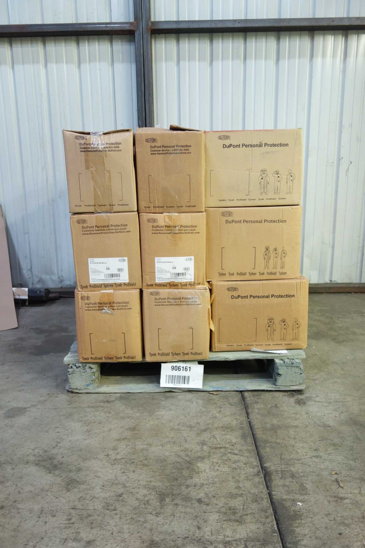 PALLET OF DUPONT TYVEK DISPOSABLE COVERALLS - SAFETY EQUIPMENT