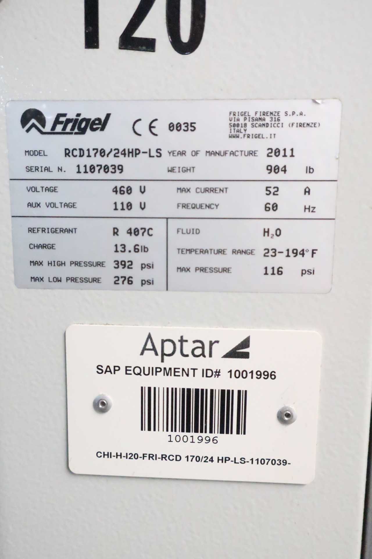 FRIGEL RCD170/24HP-LS 23-194F 460V-AC WATER BATHS, CHILLERS AND CIRCULATOR - CONSTRUCTION