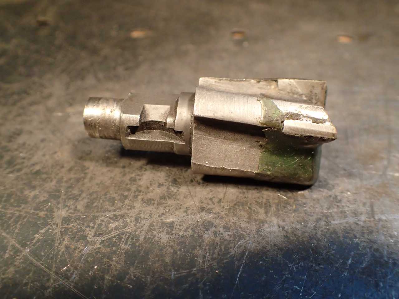 1" Cabide Tipped Counterbore: 1/4" Pilot Hole, RB Radial Drive, Good Resharpened - HOLEMAKING TOOLS