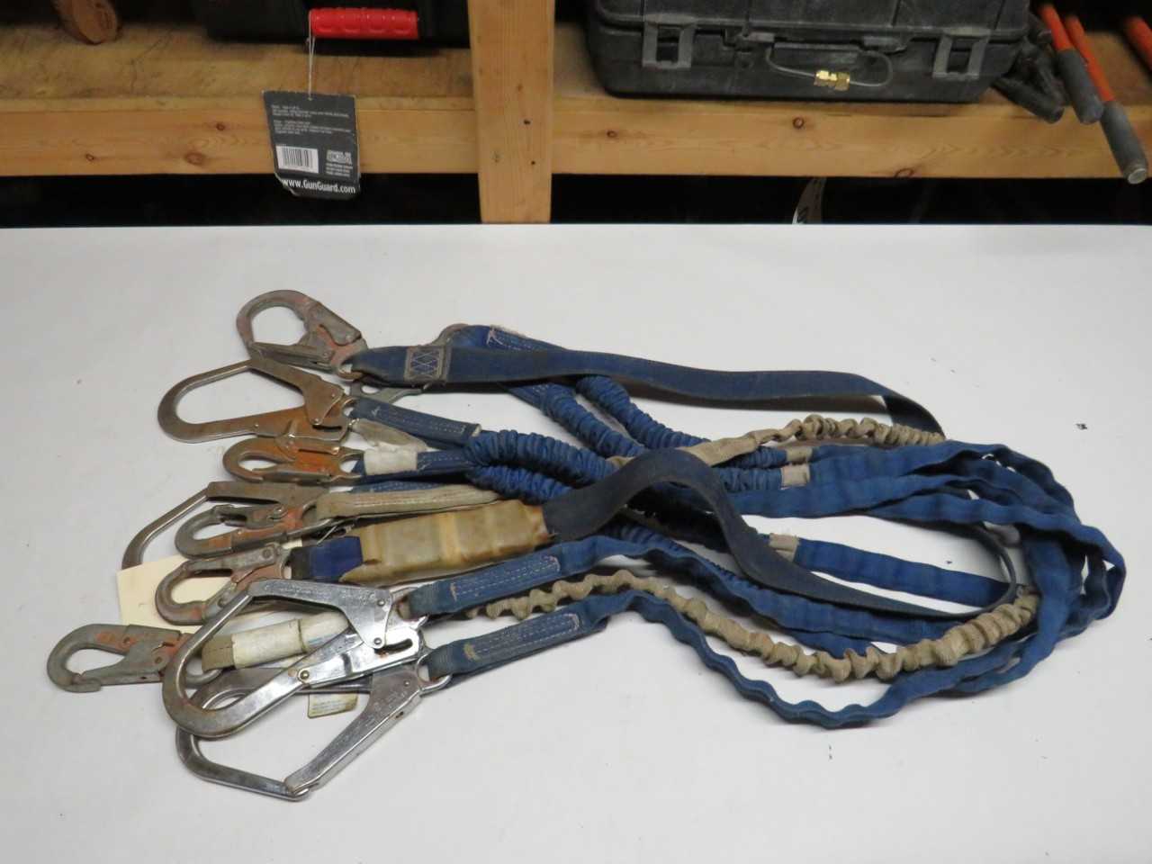 LOT OF 5 ASSORTED NORTH FPD29811, FP26329 SAFETY LANYARD - SAFETY EQUIPMENT