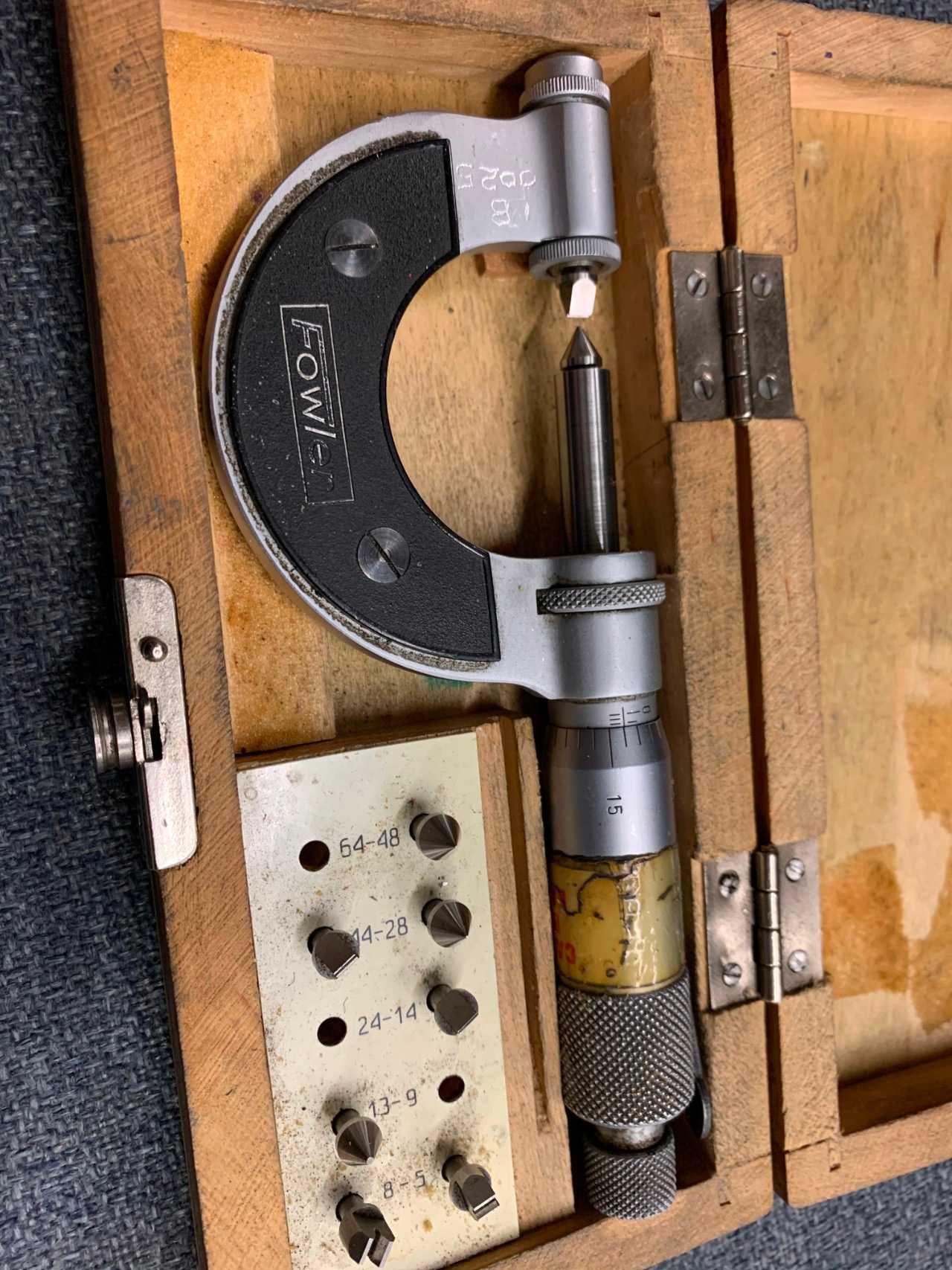 Fowler Thread Micrometer - ELECTRIC POWER TOOLS Fowler Thread Micrometer - ELECTRIC POWER TOOLS