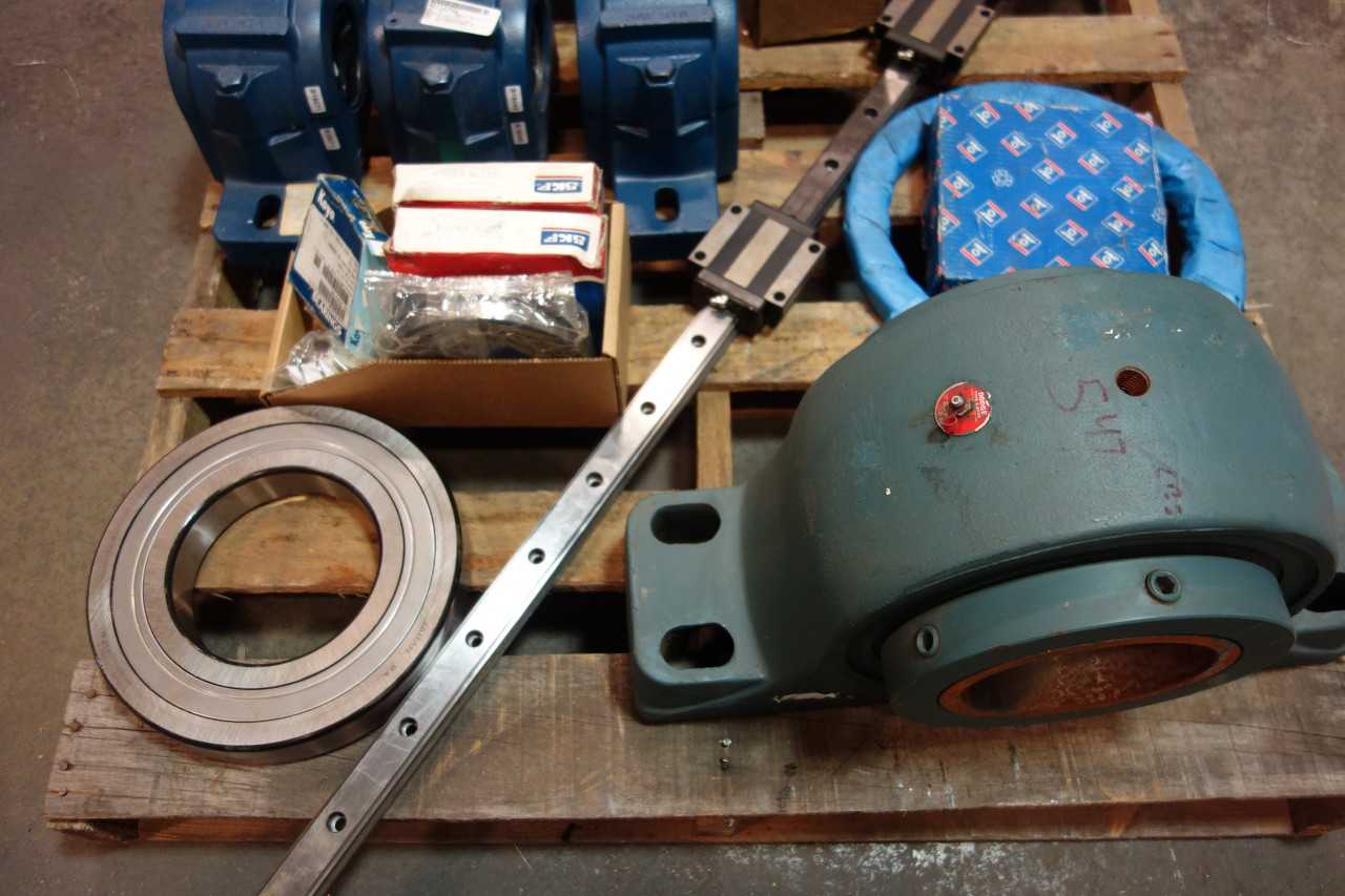 1 PALLET OF ASSORTED BEARINGS- SKF, DODGE, KOYO - BEARINGS