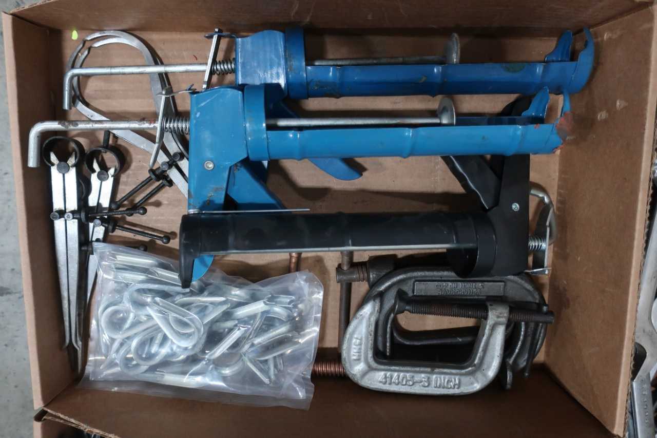 PALLET OF ASSORTED HAND TOOLS, PARTS AND ACCESSORIES - HAND TOOLS